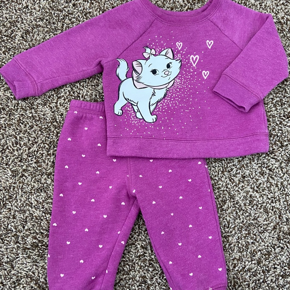 Disney Baby Girl Aristocats Outfit 6mo